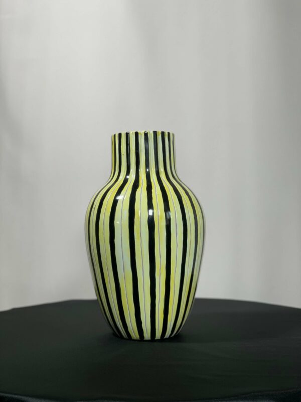 San Polo vase céramique Venise jaune 1950